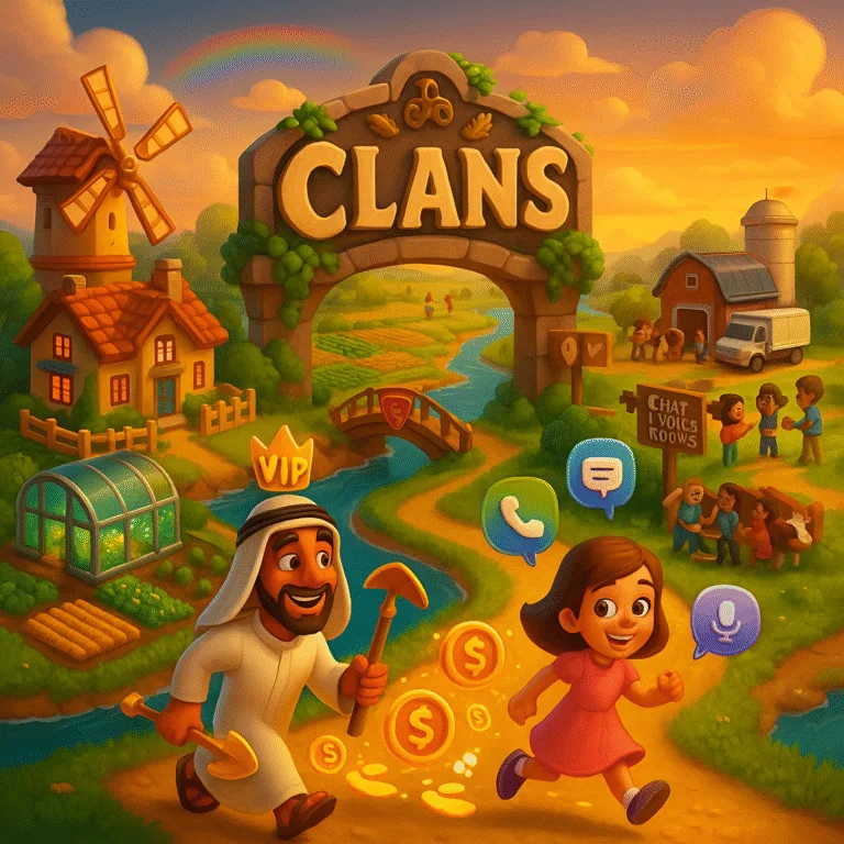 Clans – عالمك الزراعي والاجتماعي في لعبة عربية ممتعة!