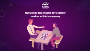 Multiplayer Baloot game development services with Athr company_