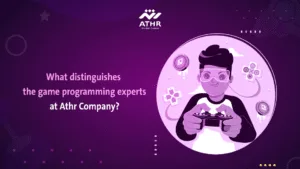 What distinguishes the game programming experts at Athr Company?