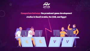 Comparison between the prominent game development studios in Saudi Arabia, the UAE, and Egypt
