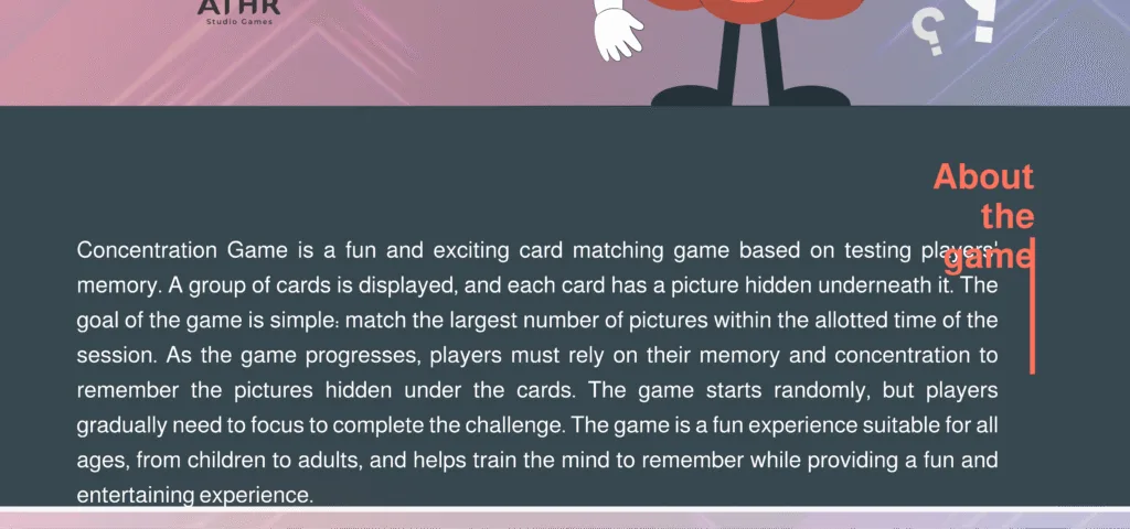 Screenshot of the Game Description