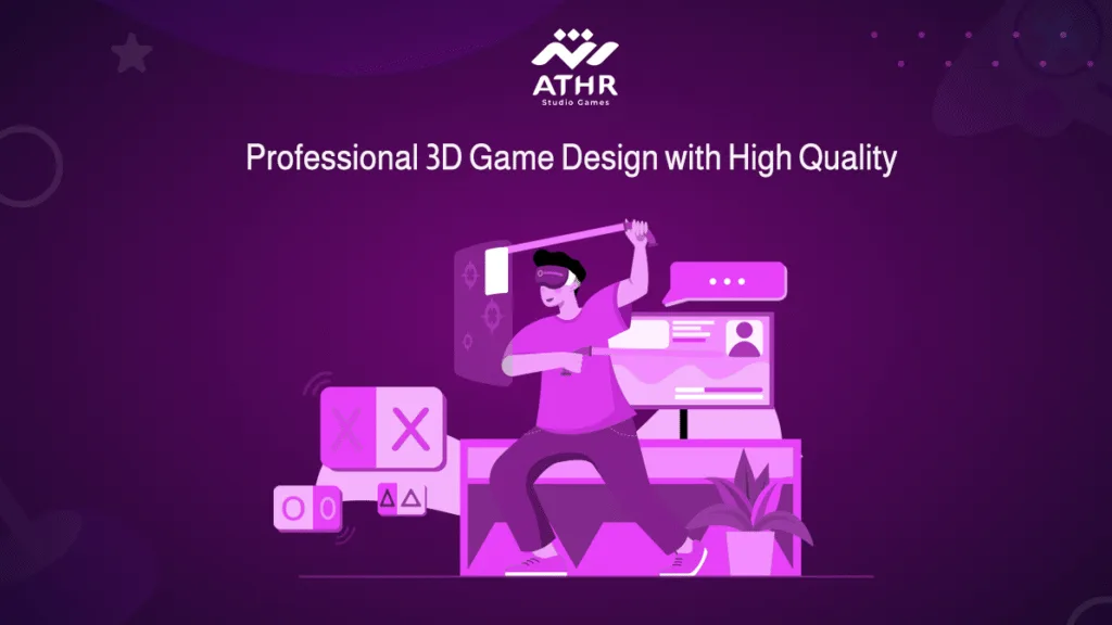 Professional 3D Game Design with High Quality